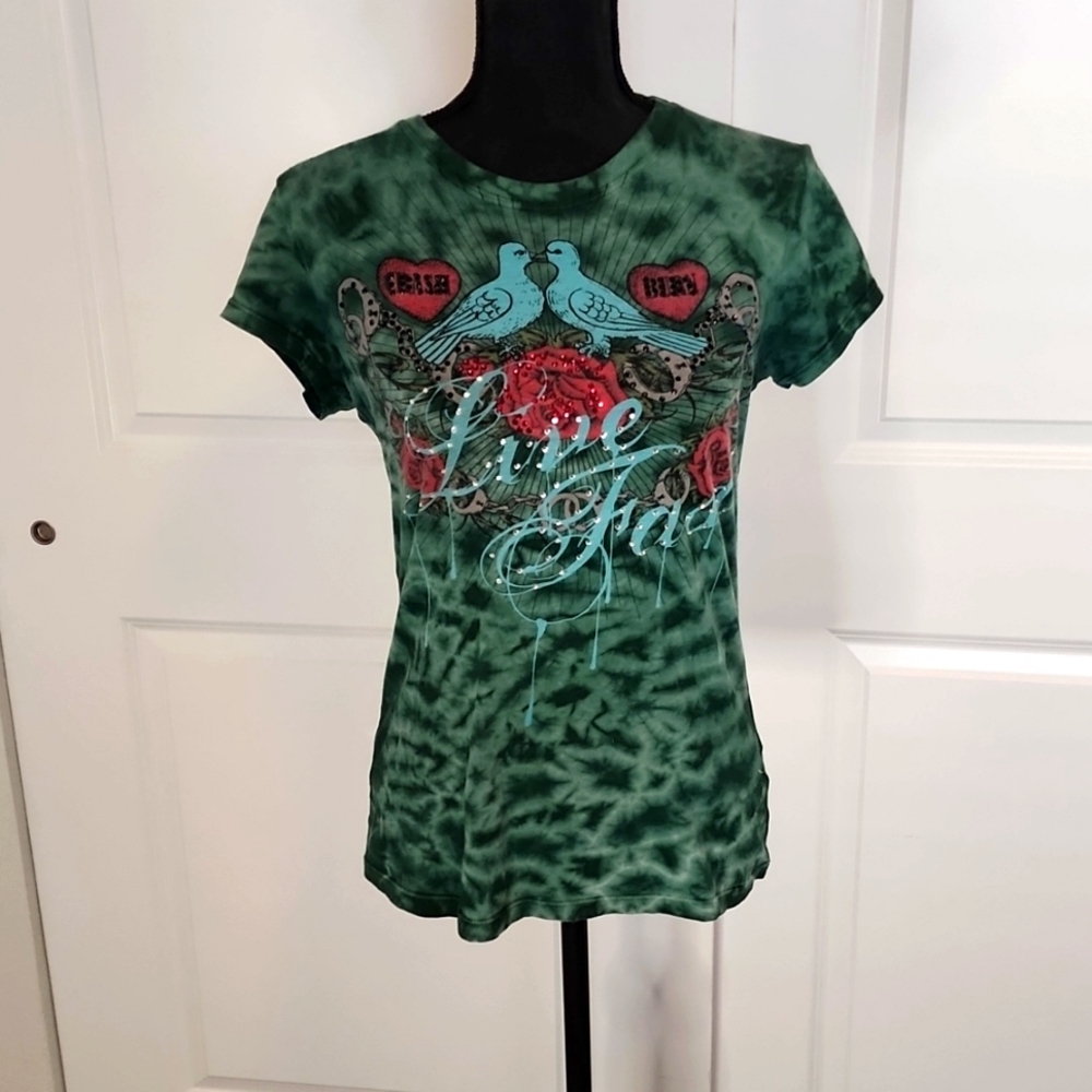 Crash and Burn womens t-shirt size M
